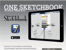 Tablet Screenshot of interactive-sketchbook.com